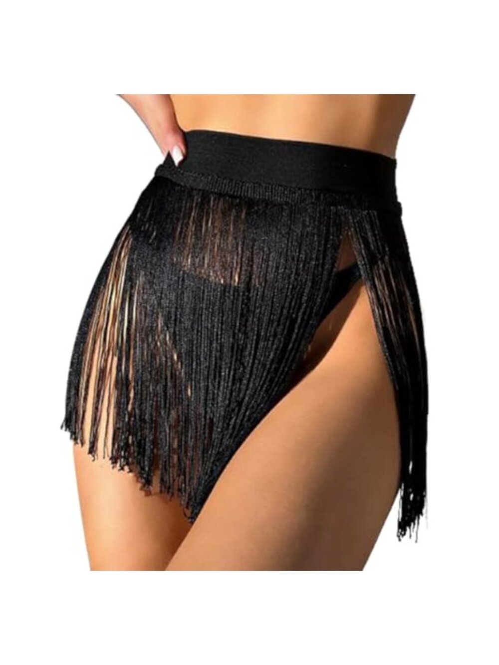 Polyester Tassel Dance Skirt for Beach Festival Party